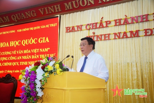Phát huy giá trị Đề cương về văn hóa Việt Nam trong xây dựng lực lượng Công an nhân dân
